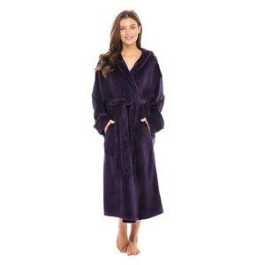 New Soft Fleece Robe with Hood